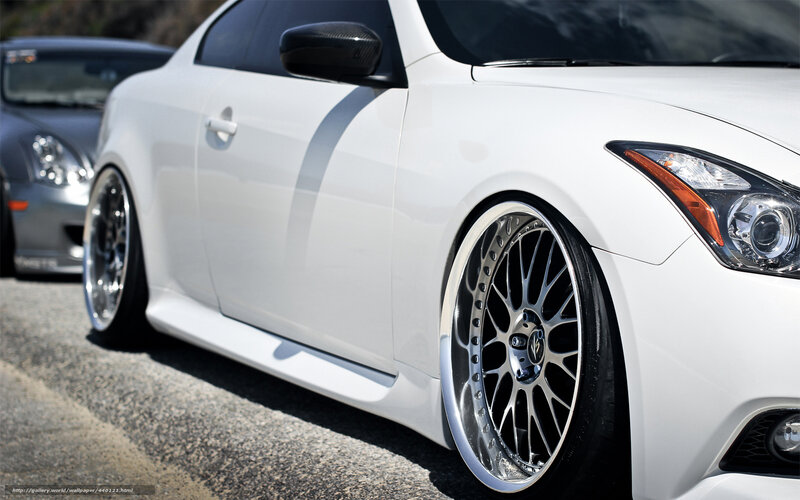 White Coupe Car — Dramatic, Afternoon
