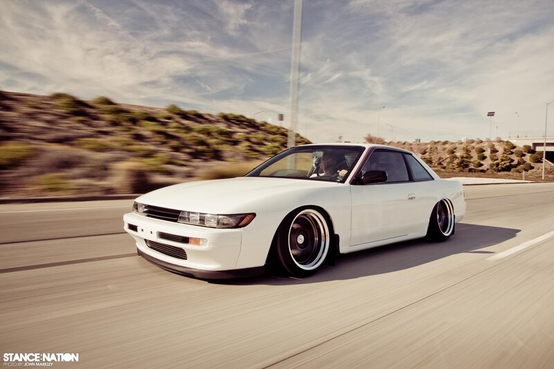 White Coupe Car — Dynamic, Afternoon, Photograph, Driver