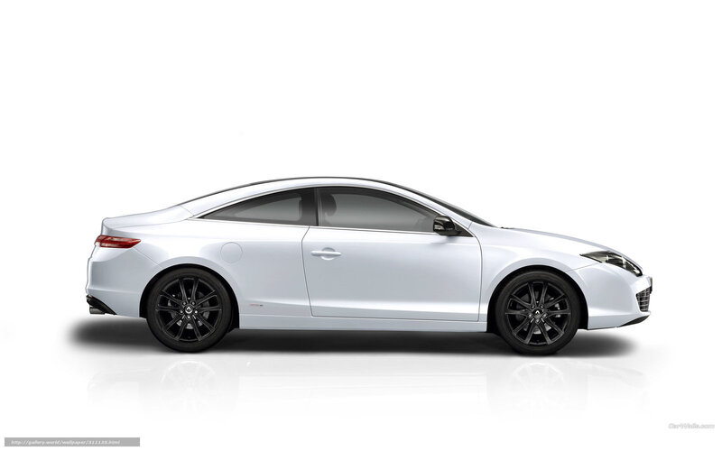 White Coupe Car — Neutral, Photograph
