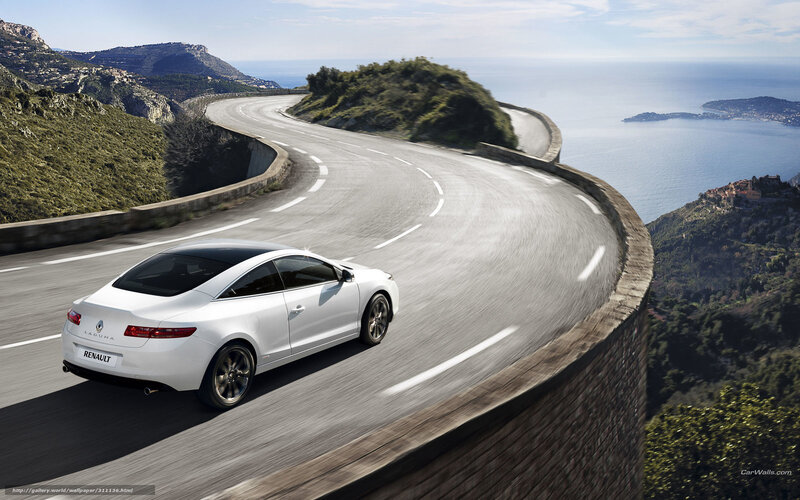 White Coupe Car — Serene, Afternoon, Photograph