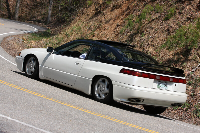 White Coupe Car