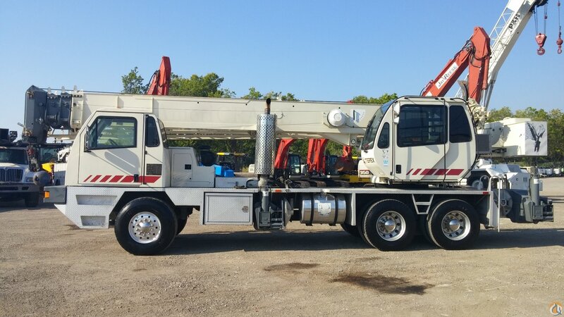 White Crane Truck