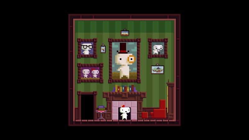 White Creature in Room