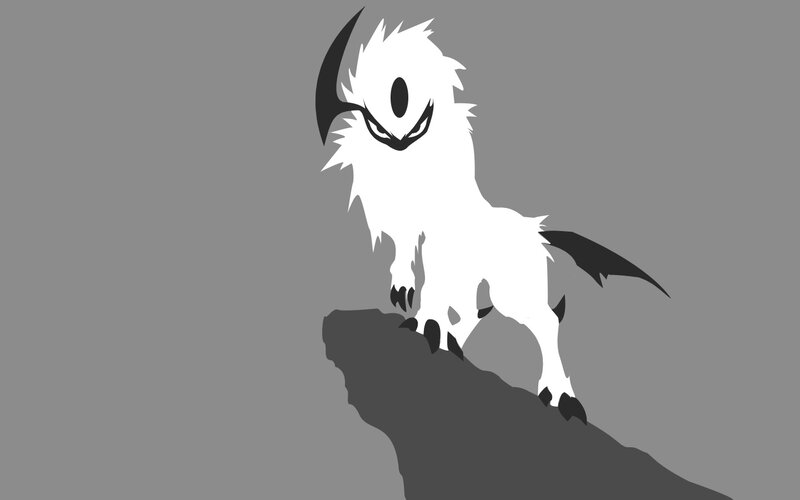 white creature on a rock