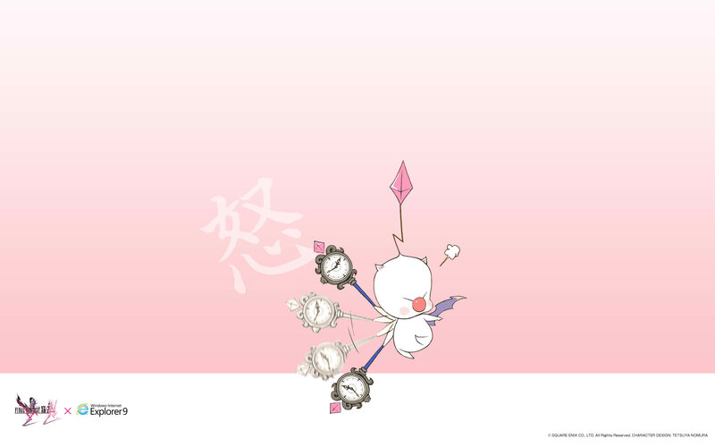 White Creature with Clocks