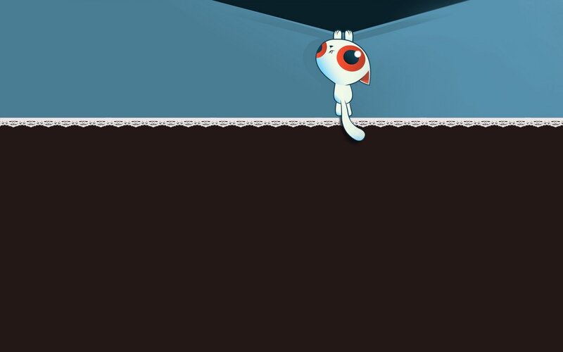 White Creature with Large Eye