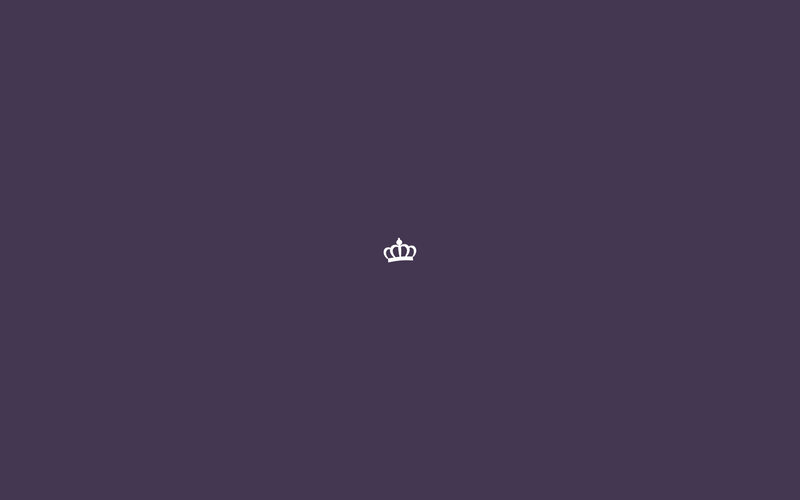 white crown icon on purple