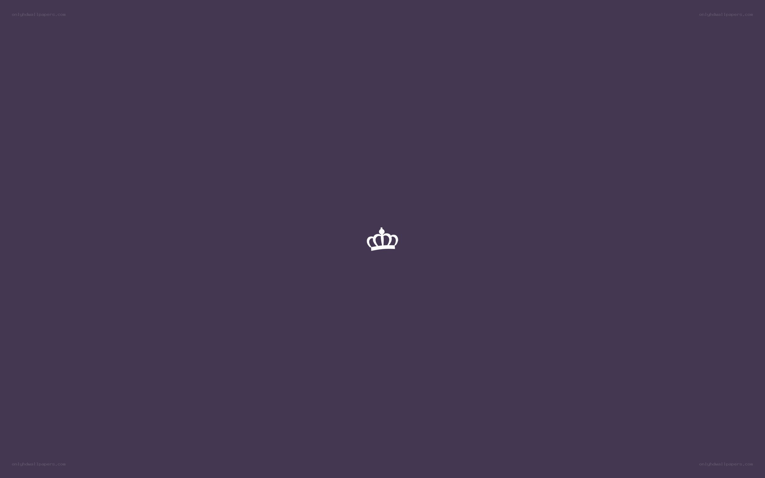 white crown icon on purple