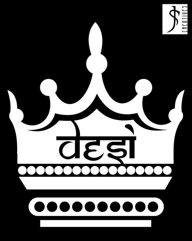 White Crown on Black