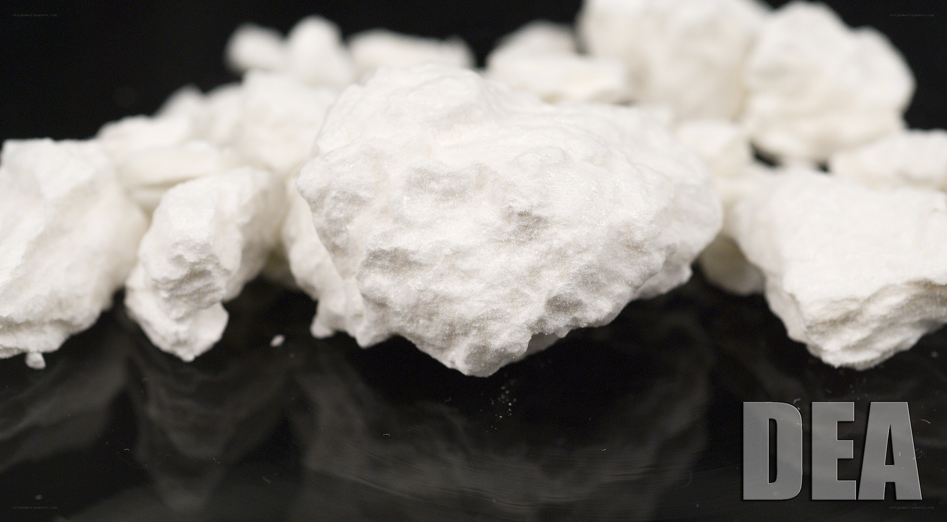 white crystalline substance