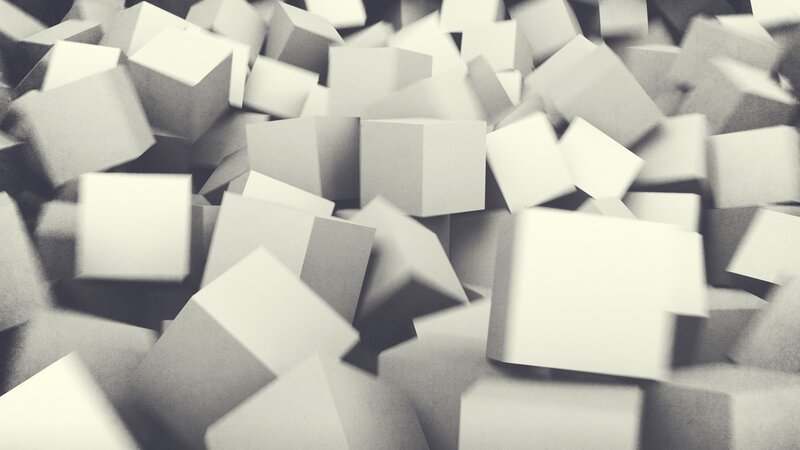 White Cubes in Pile