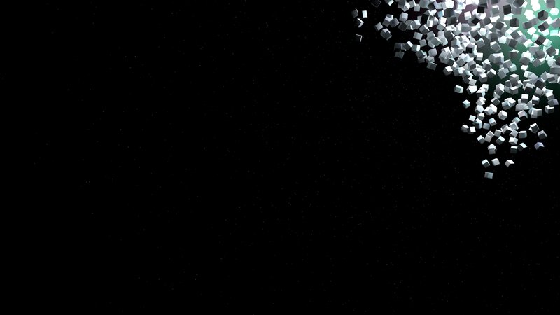 White Cubes in Space