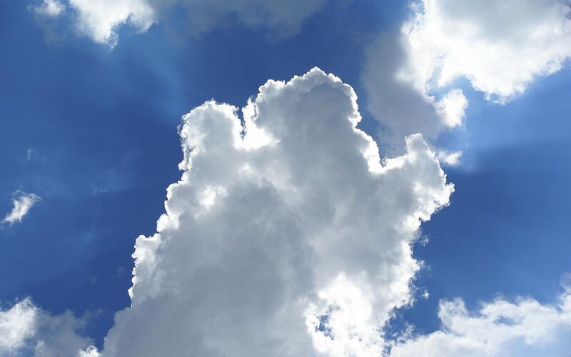 White Cumulus Cloud