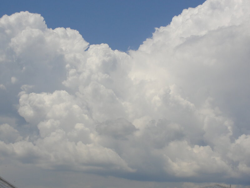 White Cumulus Clouds — Dramatic, Afternoon
