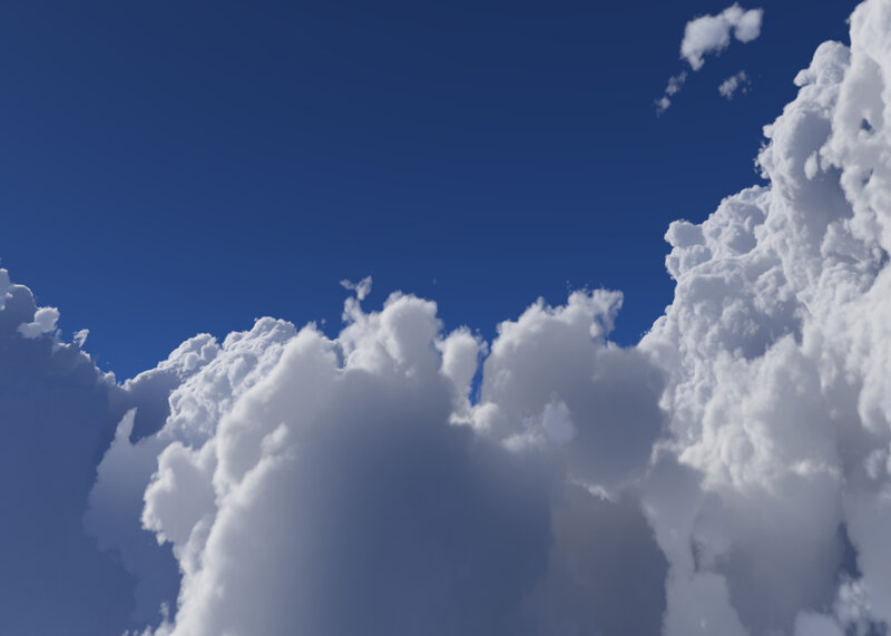 White Cumulus Clouds — Sky