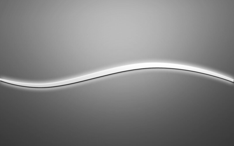 White Curved Line