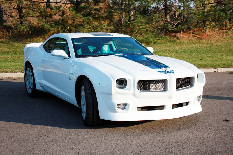 White Custom Car — Calm, Afternoon