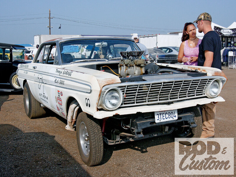 White Custom Car — Outdoor, Afternoon