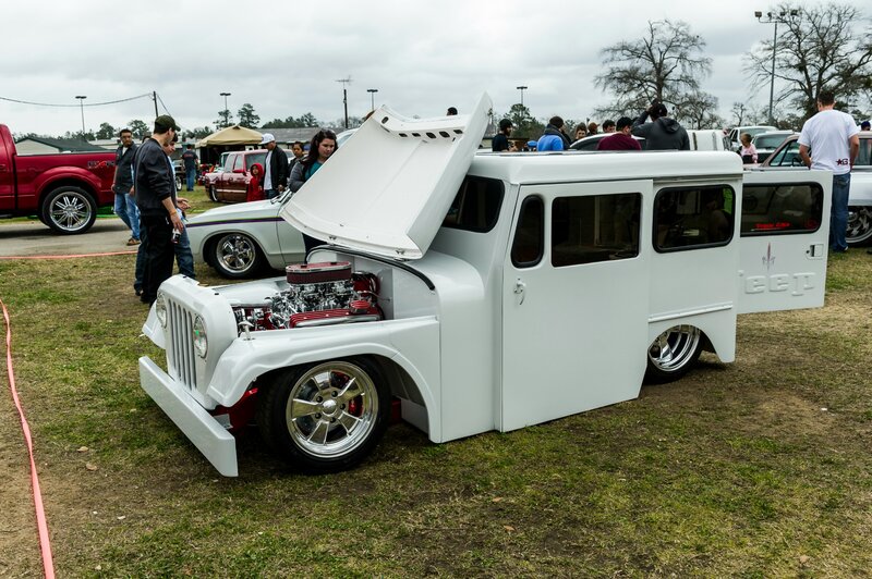 White Custom Jeep