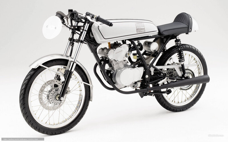 white custom motorcycle