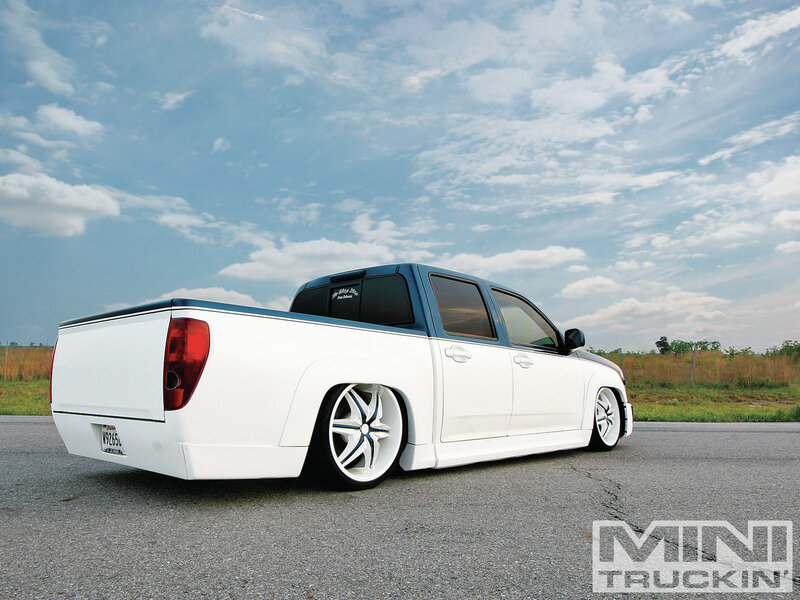 White Custom Pickup Truck — Calm
