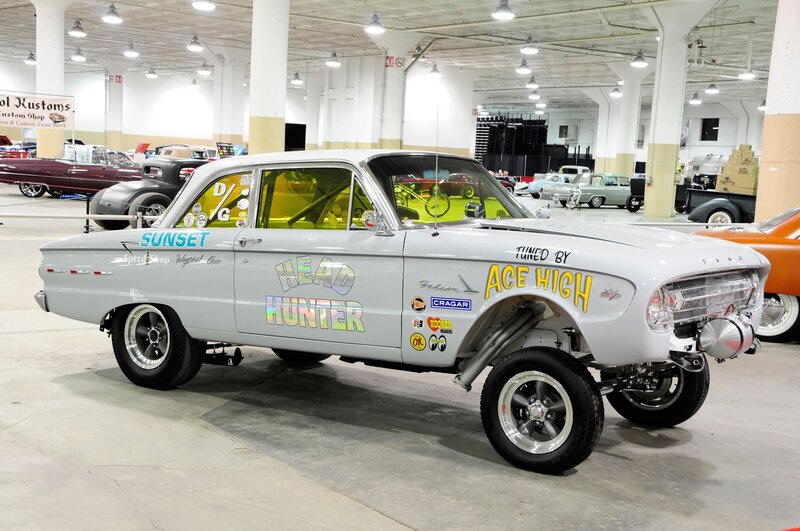 White Custom Race Car