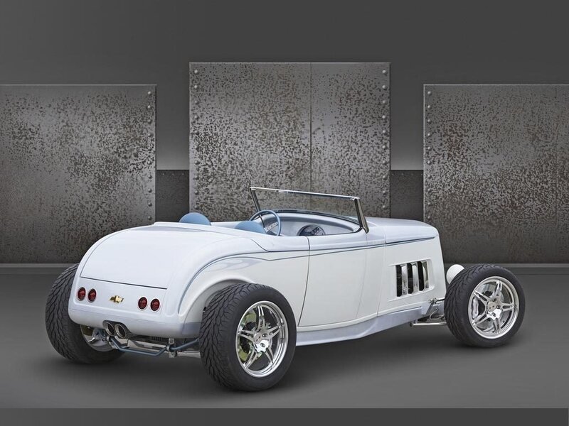 White Custom Roadster