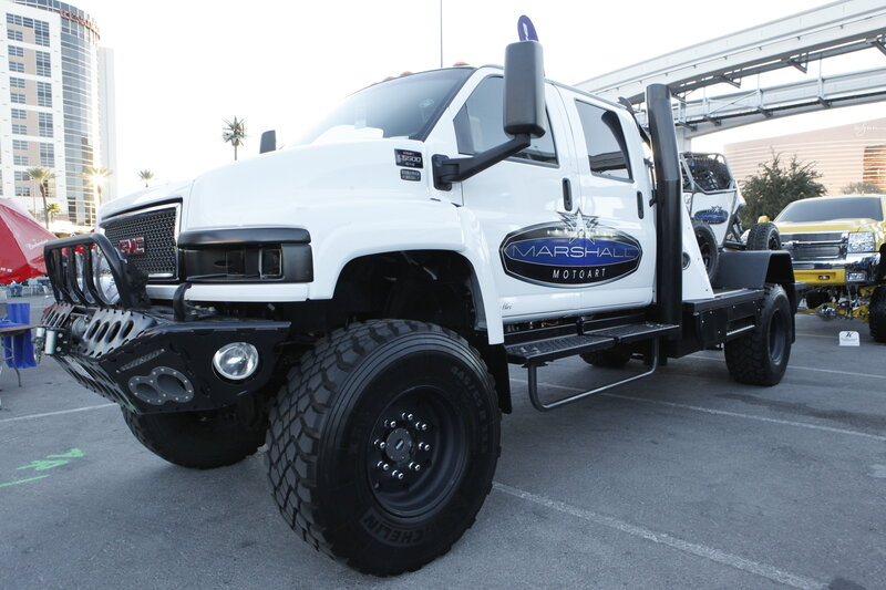White Custom Truck