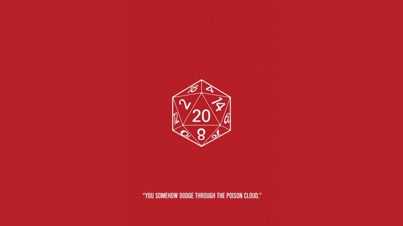 White D20 Die