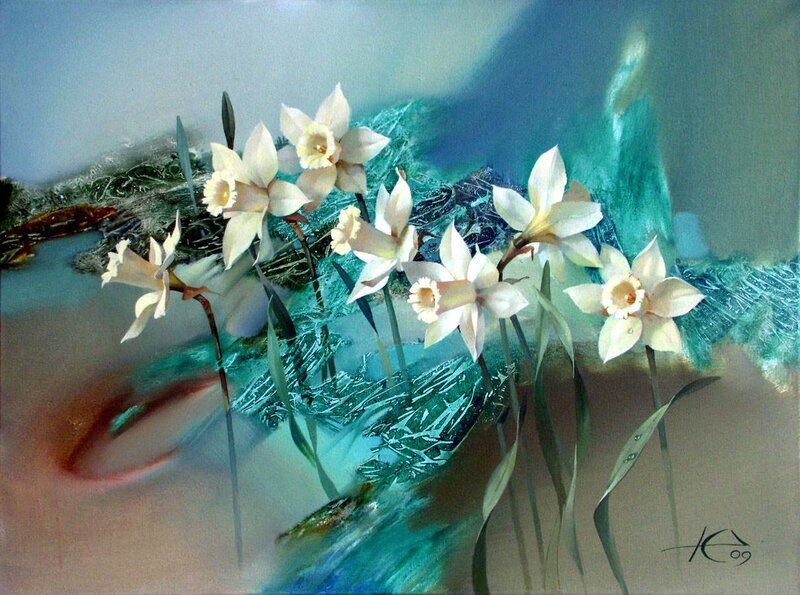 White Daffodils — Serene
