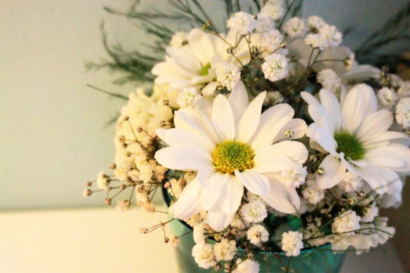 White Daisies in a Vase — Calm