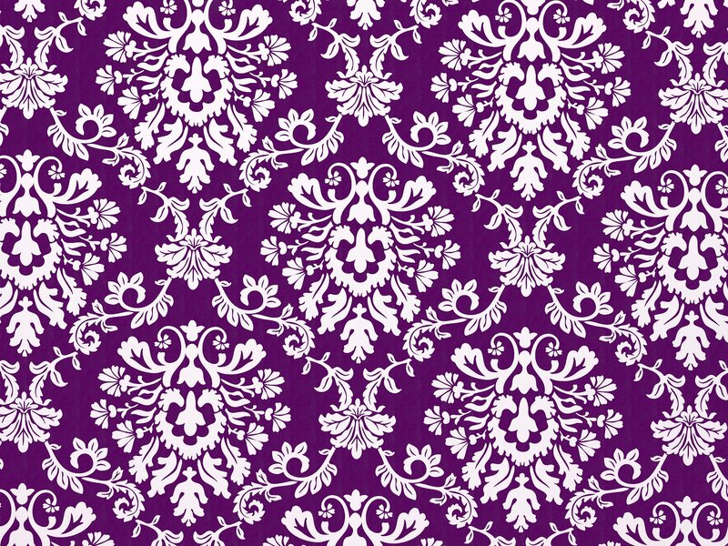 White Damask Pattern