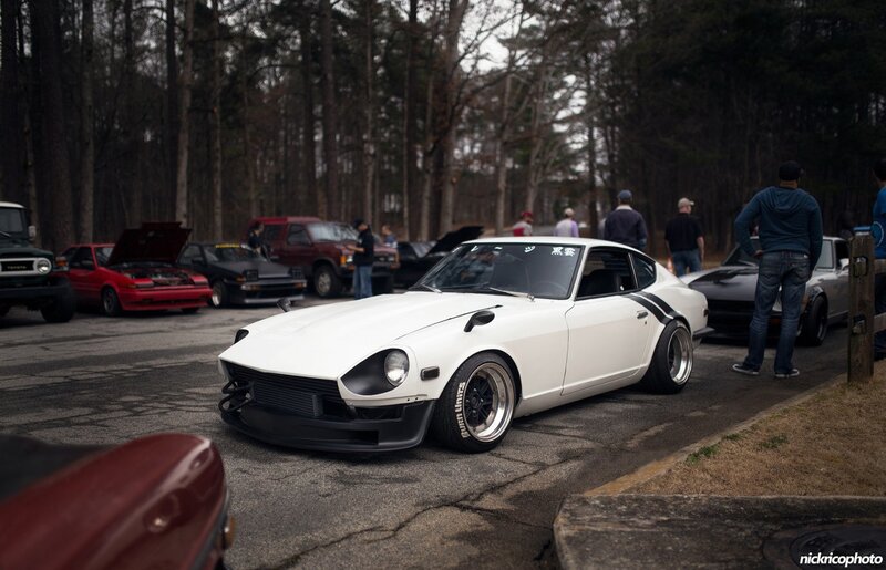 White Datsun 240z Car — Calm