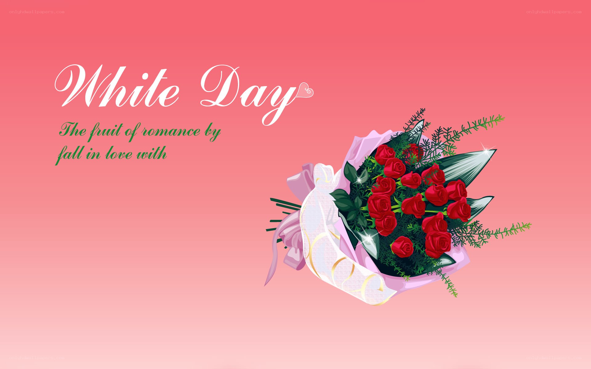 White Day bouquet
