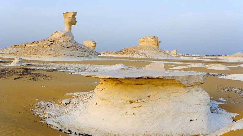 White Desert rock formations