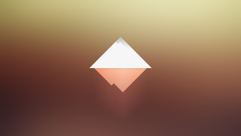 White Diamond Shape — Brown