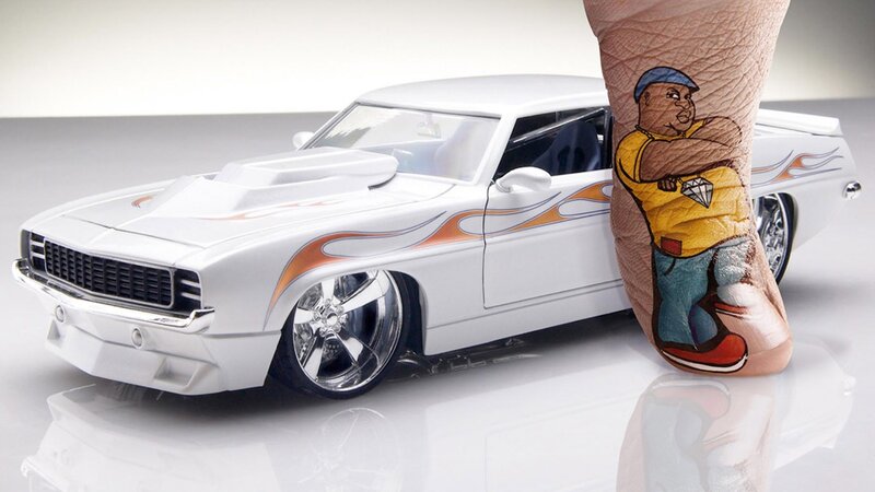 White Die-cast Car