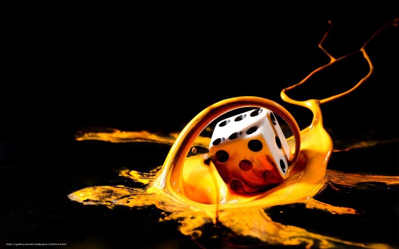 White Die in Liquid — Yellow
