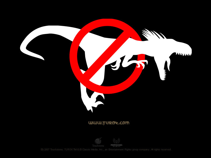 White Dinosaur Silhouette