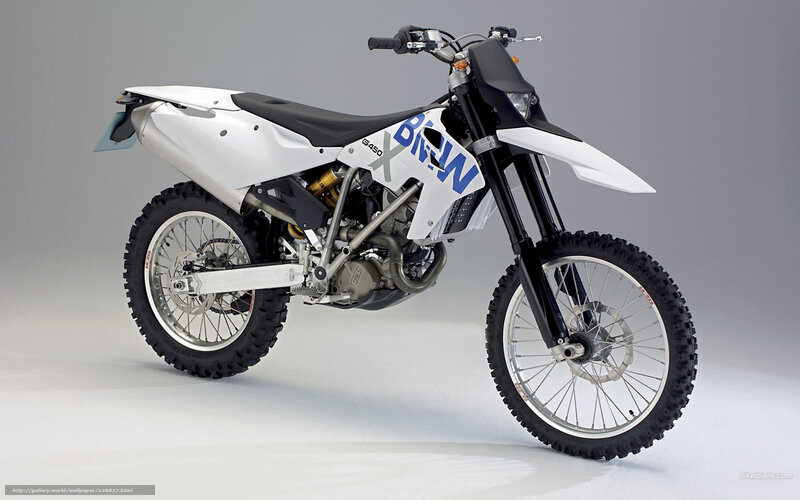 white dirt bike motorcycle