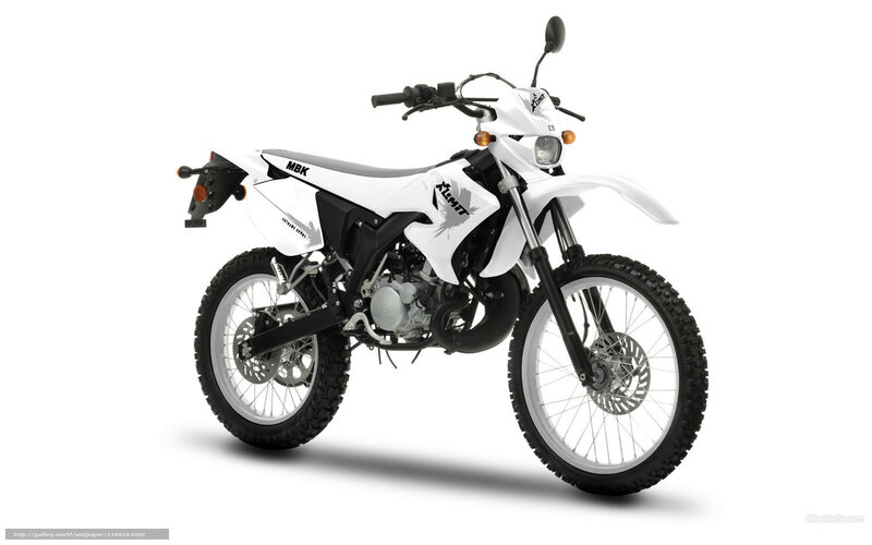 White Dirt Bike — Neutral, Photograph, Motorcycle, Seat, Headlight, Wheels