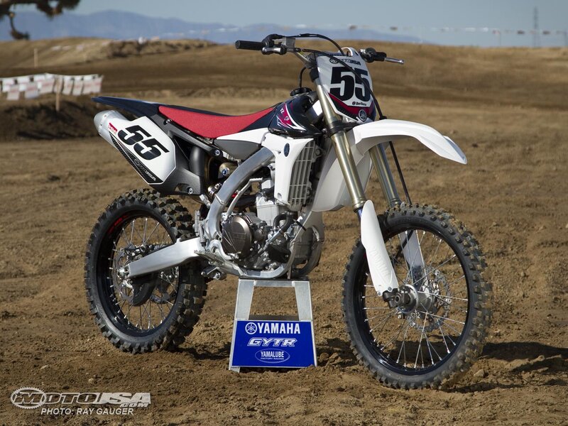 White Dirt Bike — Outdoor