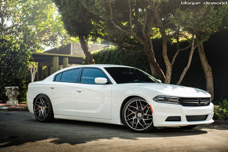White Dodge Charger — Serene, Afternoon