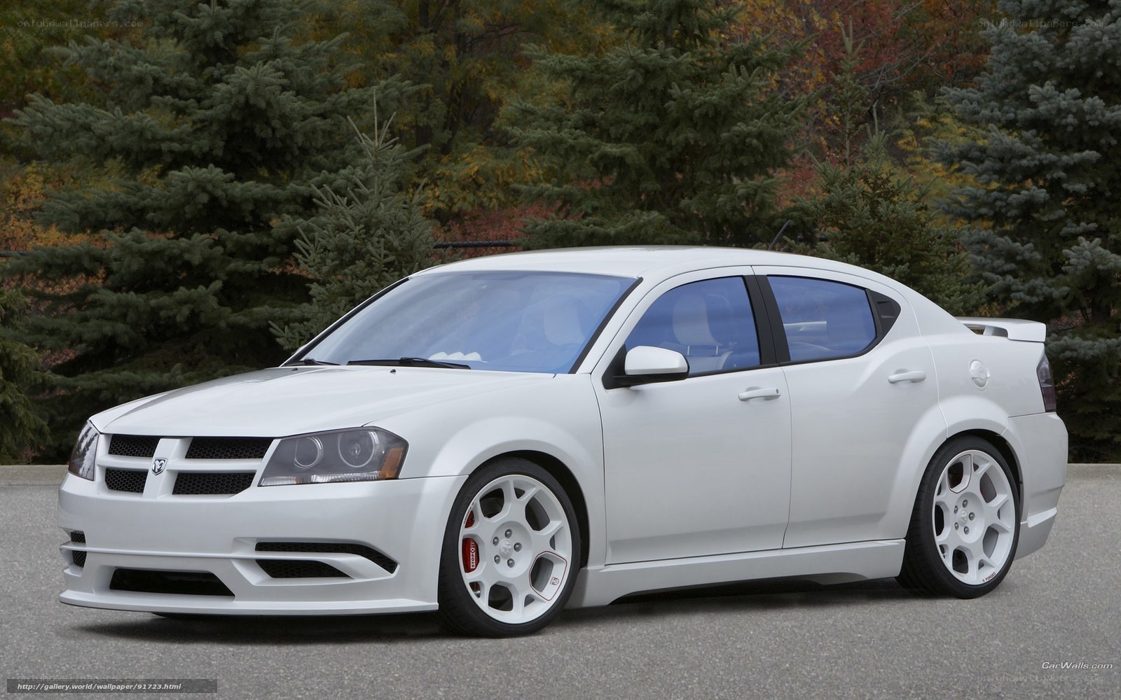 white dodge dart sedan