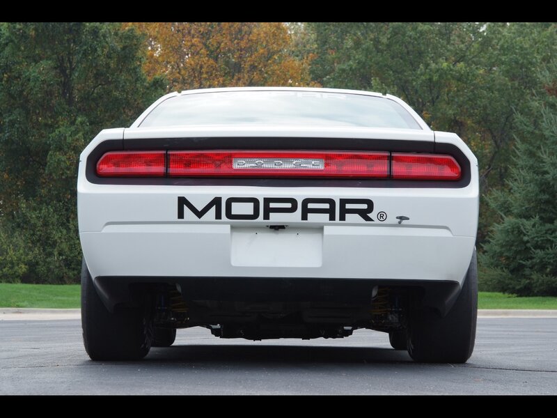 white dodge mopar car