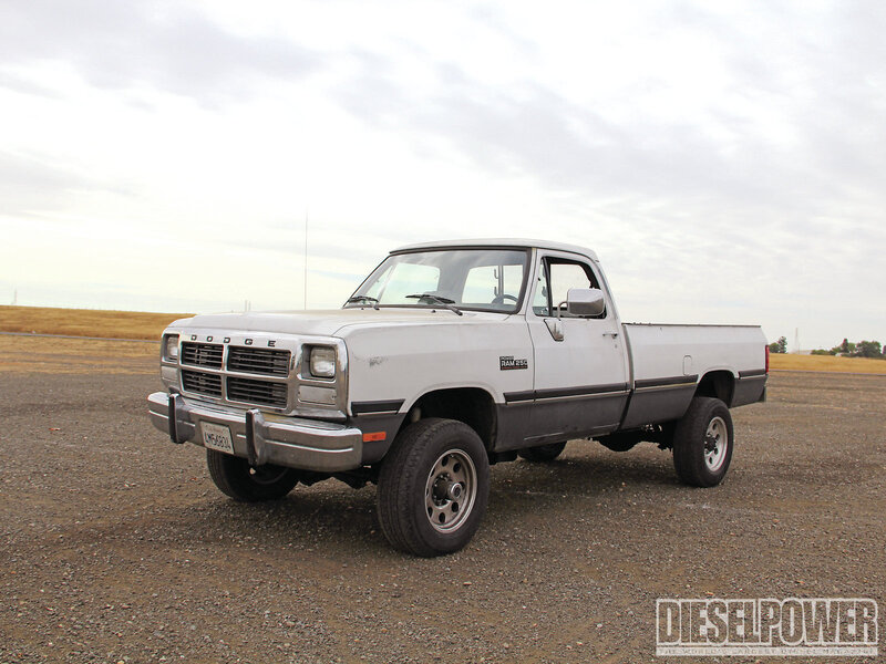 White Dodge Ram Pickup