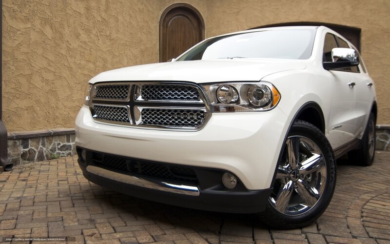 White Dodge Suv