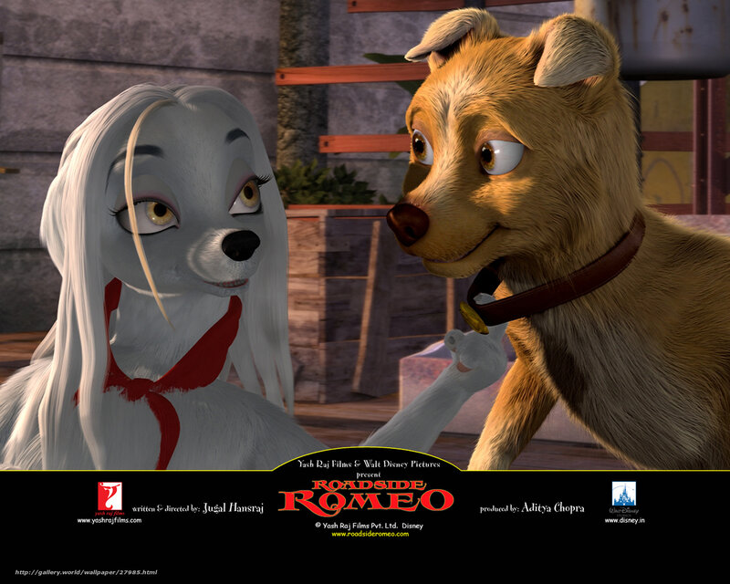 White Dog and Brown Dog