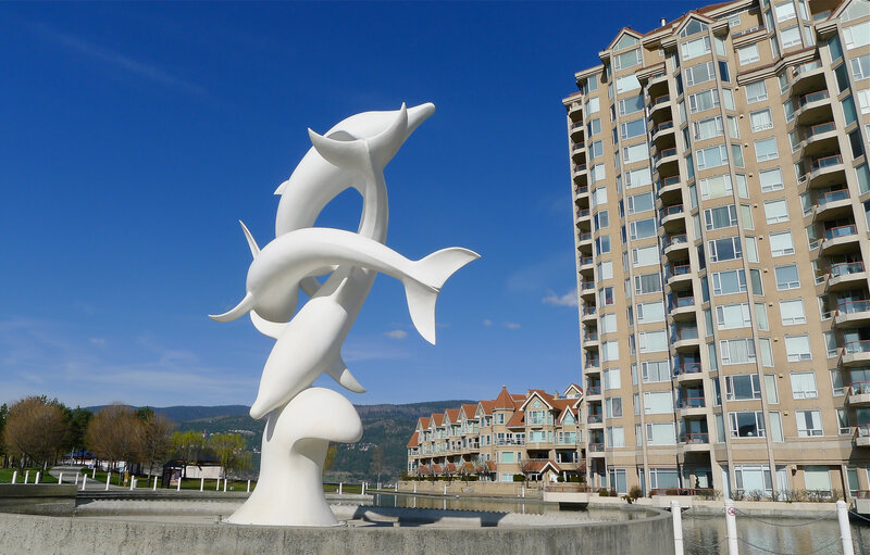 White Dolphin Sculpture