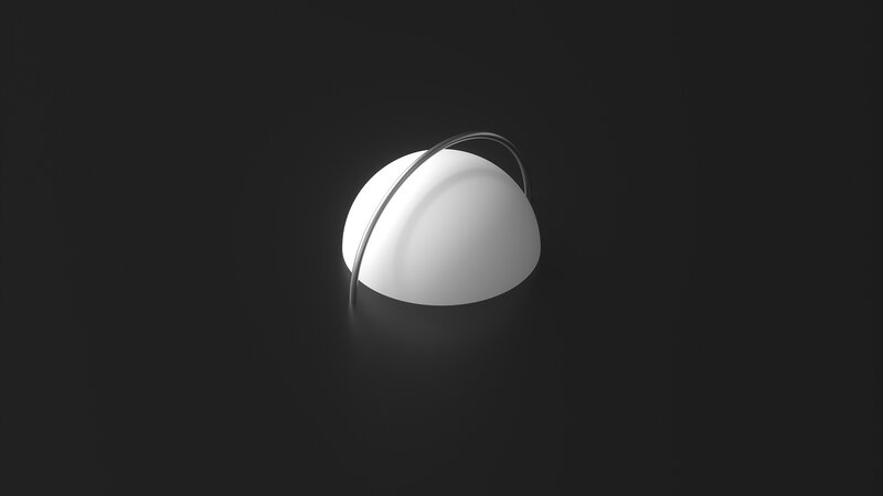 White Dome Lamp